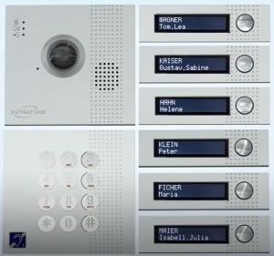 Système d'interphonie sans fil pour appartements