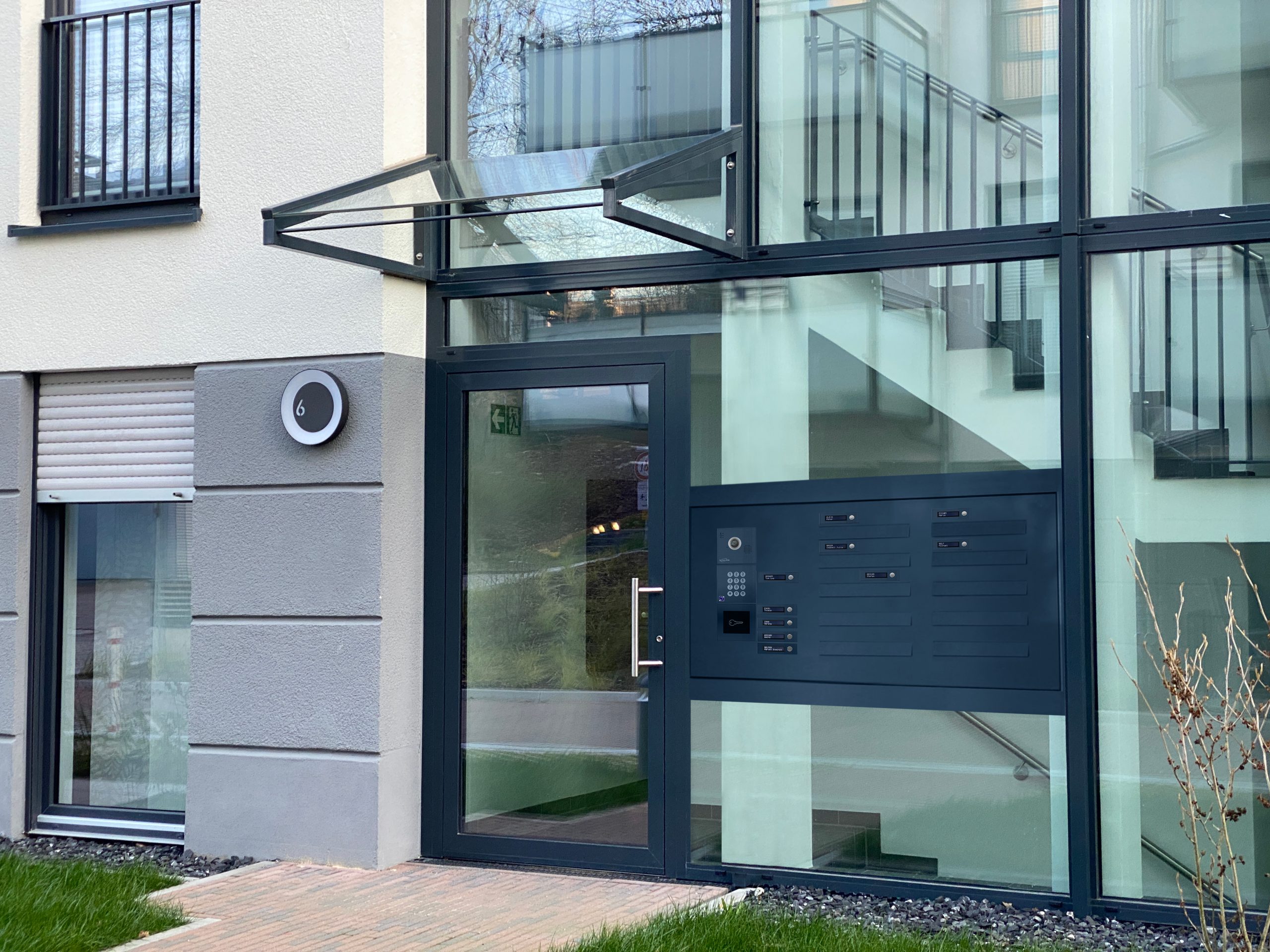 Draadloze deurvideofoon appartementencomplex