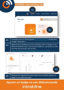 Ajouter un badge ou une telecommande