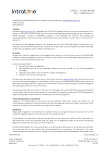 Algemene Gebruiksvoorwaarden