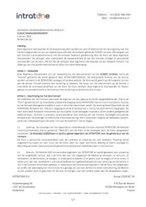 Algemene Voorwaarden Diensten