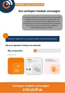 Gegevens van modules overzetten