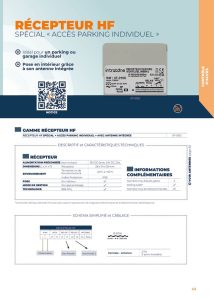 RÉCEPTEUR HF SPÉCIAL « ACCÈS PARKING INDIVIDUEL-BE-FR-gecomprimeerd (1)