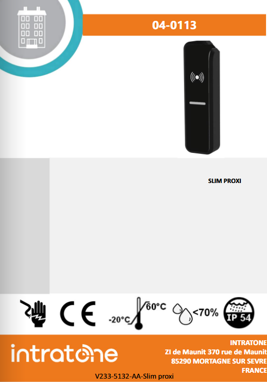 Slim proximity lezer