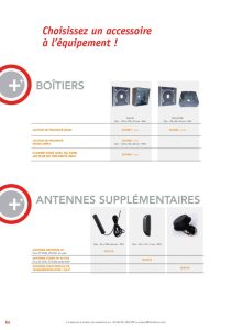 Accessoires pour control d'acces