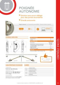Poignee autonome