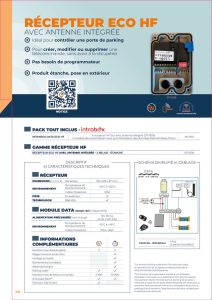 RECEPTEUR ECO HF AVEC ANTENNE INTEGREE
