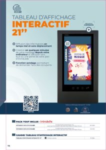 TABLEAU D'AFFICHAGE INTERACTIF 21